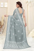 Vasthrlay Fashion Chiffon Printed Parrot Ethnic Wear