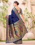 Vasthrlay Weaving Paithani Unstitched Pink Saree