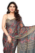 Vasthrlay Fashion Chiffon Georgette Beige Ethnic Wear