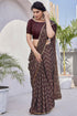 Vasthrlay Fashion Georgette Sequins Navy Ethnic Wear