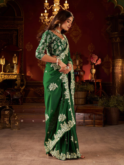 Vasthrlay Embroidery Unstitched Saree