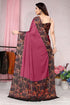 Vasthrlay Fashion Rhinestone Embellished Black Ethnic Wear