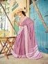 Vasthrlay Women's Lucknowi Chikankari Unstitched Saree