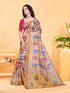 VasthrlayPrinted Unstitched Mustard Free Ethnic Wear