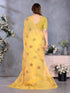 Vasthrlay Manipuri Unstitched Shagun Yellow Free Ethnic Wear