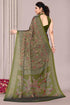 Vasthrlay Fashion Georgette Kalmkari Mehandi Ethnic Wear