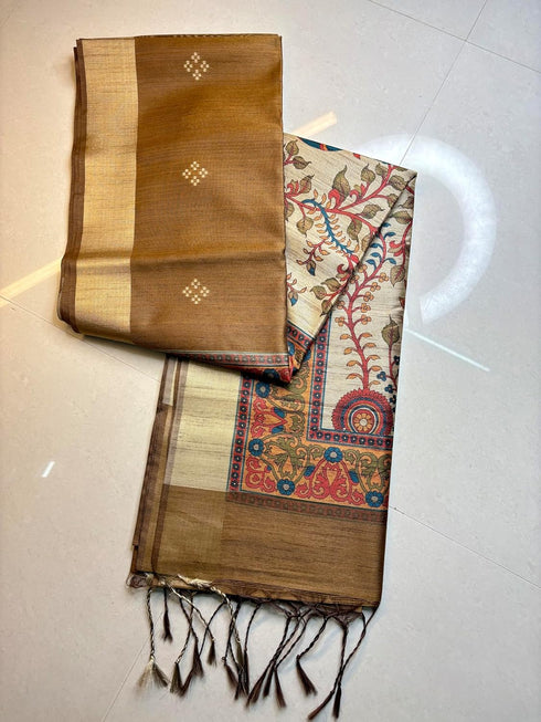 Vasthrlay Extraordinary Kalamkari Printed