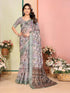 Vasthrlay Digital Printed Unstitched Brown Free Ethnic Wear