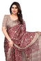 Vasthrlay Fashion Chiffon Georgette Teal Ethnic Wear