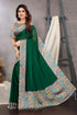 Vasthrlay Fashion Chiffon Dusty Turquoise Ethnic Wear