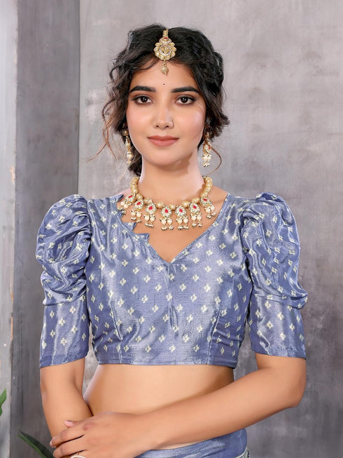 Vasthrlay Material Az Ys Rizwana Parent Grey Ethnic Wear