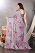 Vasthrlay Fashion Chiffon Printed Dusty Ethnic Wear