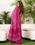 Vasthrlay Womens Printed Unstitched Green Saree