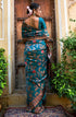 Vasthrlay Banarasi Floral Unstitched Saree