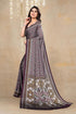 Vasthrlay Fashion Chiffon Turquoise Ethnic Wear