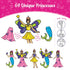 Imagimake Window Art Princess & Unicorn | Glass Painting Kit