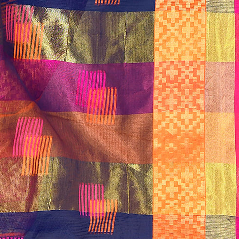 Vasthrlay Embroidered Cotton Unstitched Ethnic Wear