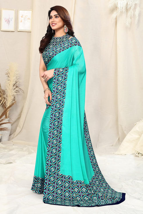 Vasthrlay Fashion Chiffon Printed Ethnic Wear