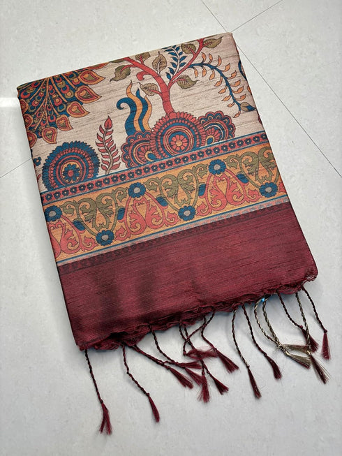 Vasthrlay Ghicha Silk Saree