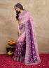 Vasthrlay Jacquard Embroidery Unstitched Purple Ethnic Wear