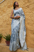 Vasthrlay Cotton Floral Unstitched Saree