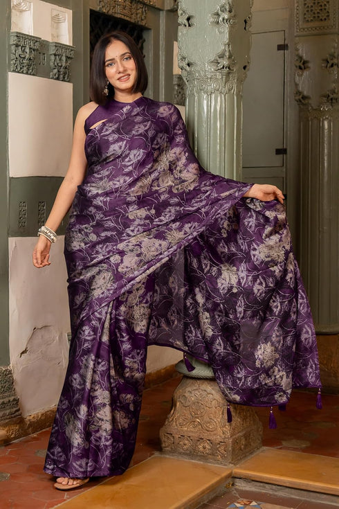 Vasthrlay Fashion Chiffon Printed Ethnic Wear