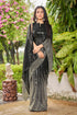 Vasthrlay Georgette Sequence White Ethnic Wear