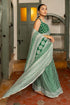 Vasthrlay Fashion Georgette Leheriya Turquoise Ethnic Wear