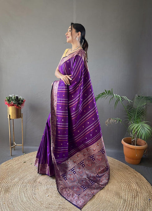 Vasthrlay Women's Kanjivaram Cotton Unstitched Saree