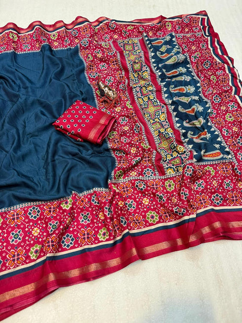Vasthrlay Beautiful Floral Weaving