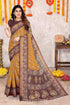 Vasthrlay Fashion Printed Mustard Ethnic Wear