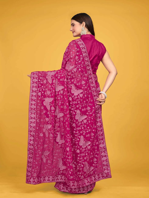 Vasthrlay Trendy Embroidery Black Blouse