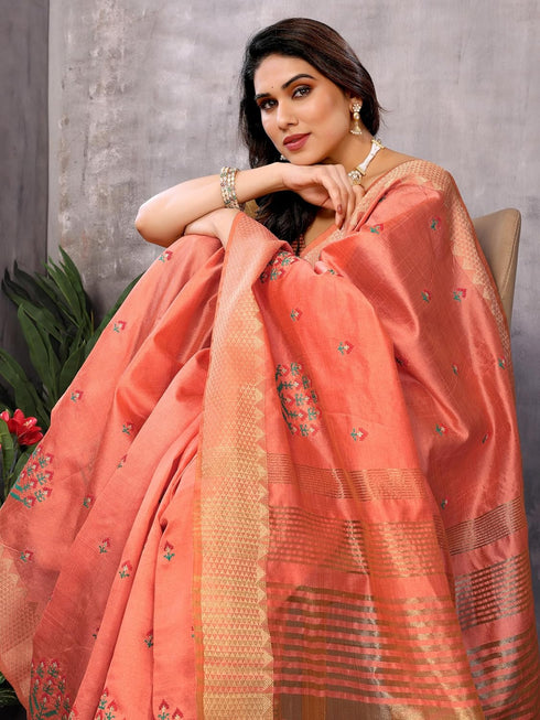 VasthrlayBoarder Embroidered Unstitched Gold Free Ethnic Wear