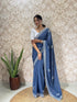 Vasthrlay Georgette Embellishments Embroidered Traditional