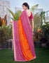 Vasthrlay Georgette Printed Jacquard Material Ethnic Wear