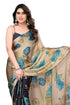 Vasthrlay Fashion Chiffon Printed Grey Ethnic Wear