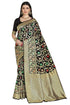 Vasthrlay Floral Gs Bridal Black Ethnic Wear