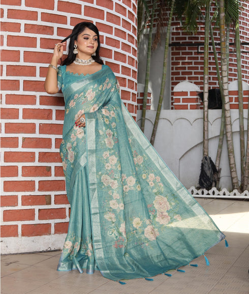 Vasthrlay Handloom Unstitched Saree