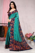 Vasthrlay Fashion Rhinestone Embellished Black Ethnic Wear