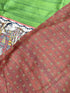 Vasthrlay Tussar Ghicha Traditional Kalamkari Madhubani