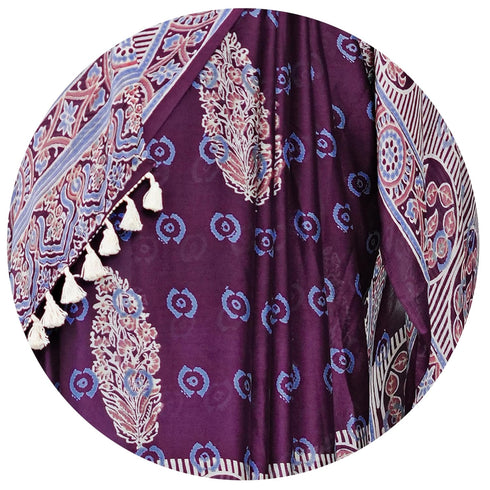 Vasthrlay Fashion Chiffon Printed Lightweight Ethnic Wear