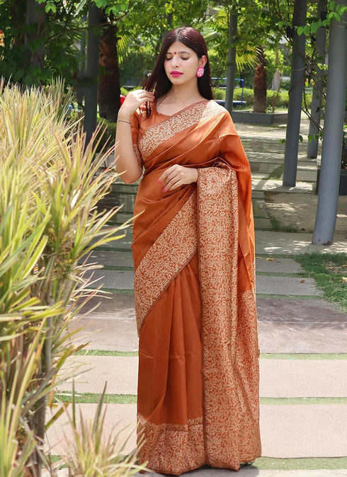 Vasthrlay Tussar Handloom Saree