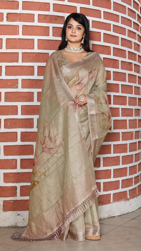 Vasthrlay Handloom Unstitched Saree