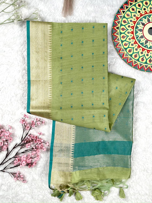 Vasthrlay Tussar Saree Butties
