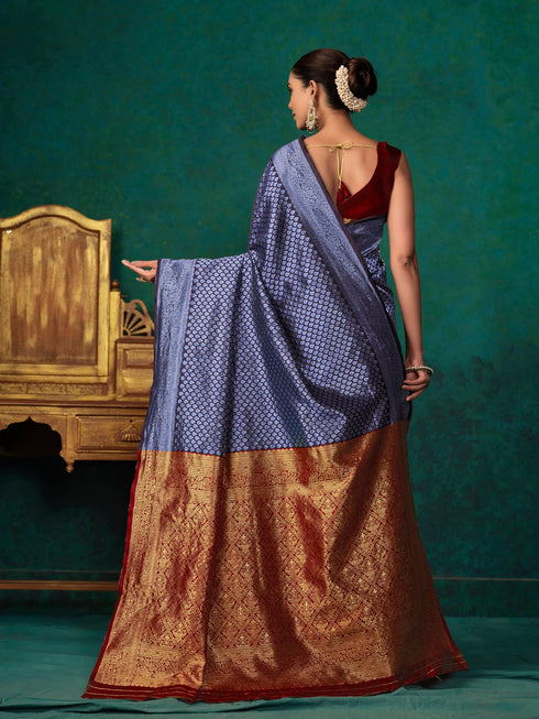 Vasthrlay Banarasi Woven Saree
