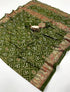 Vasthrlay Bandhani Georgette Kalamkari