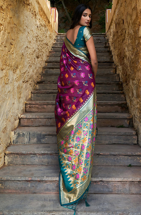 Vasthrlay Cotton Unstitched Saree