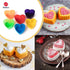 Healux Heart Shape Cup Cake Set – 6 Pieces