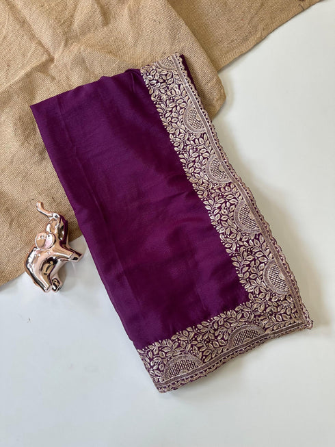 Vasthrlay Embroidery Georgette Unstitched