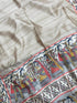 Vasthrlay Tussar Ghicha Traditional Kalamkari Madhubani
